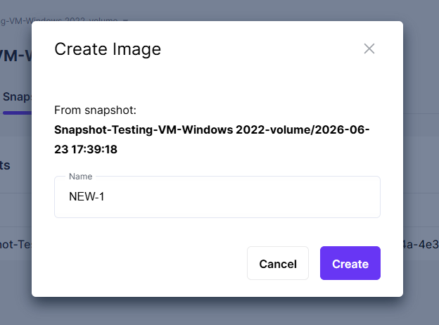 Create an Image Directly
