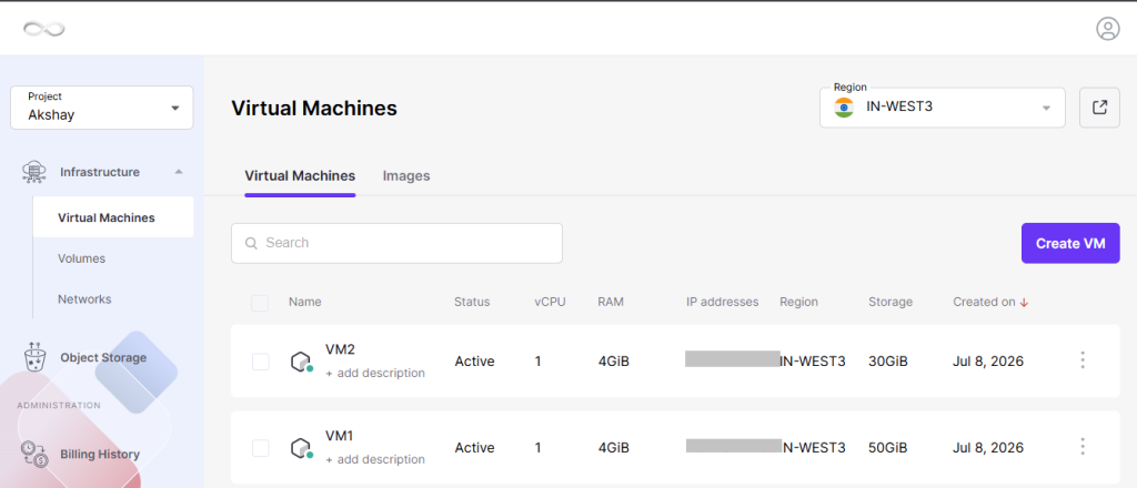 Create a Virtual Machine