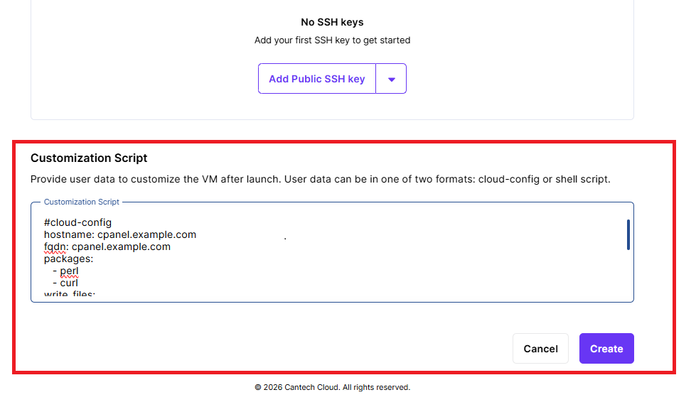 Prepare the Cloud-Init Script