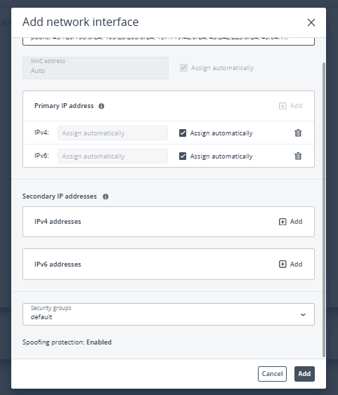 Configure the Network Interface