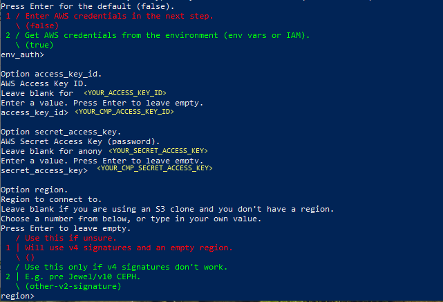 Enter Authentication Credentials again