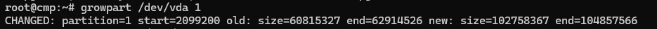 growpart command