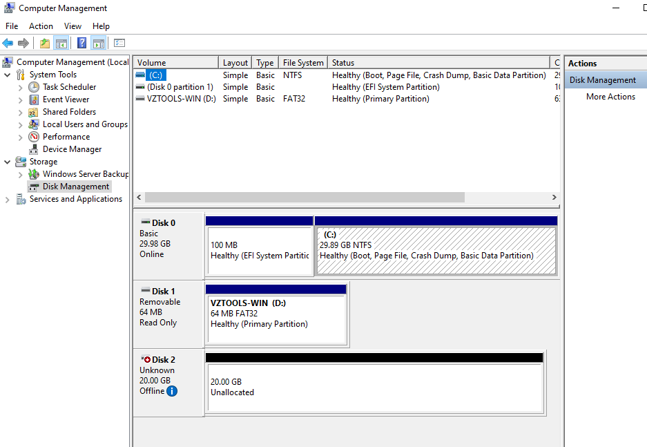 Windows Disk Management