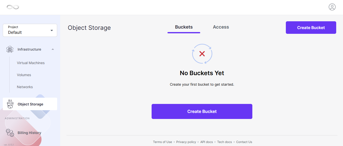 Create Bucket